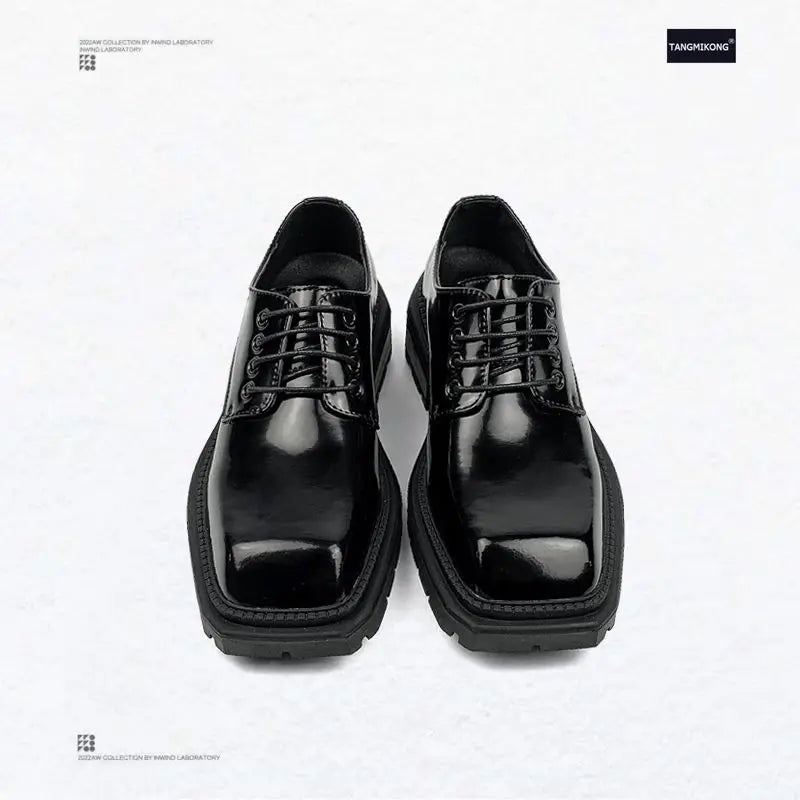 PENDRA Leather Platform End Shoes