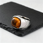 PENDRA Prytari Tiger Eye Ring
