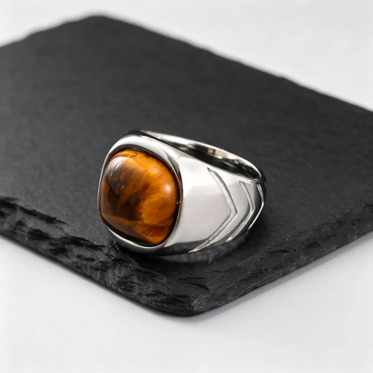 PENDRA Prytari Tiger Eye Ring