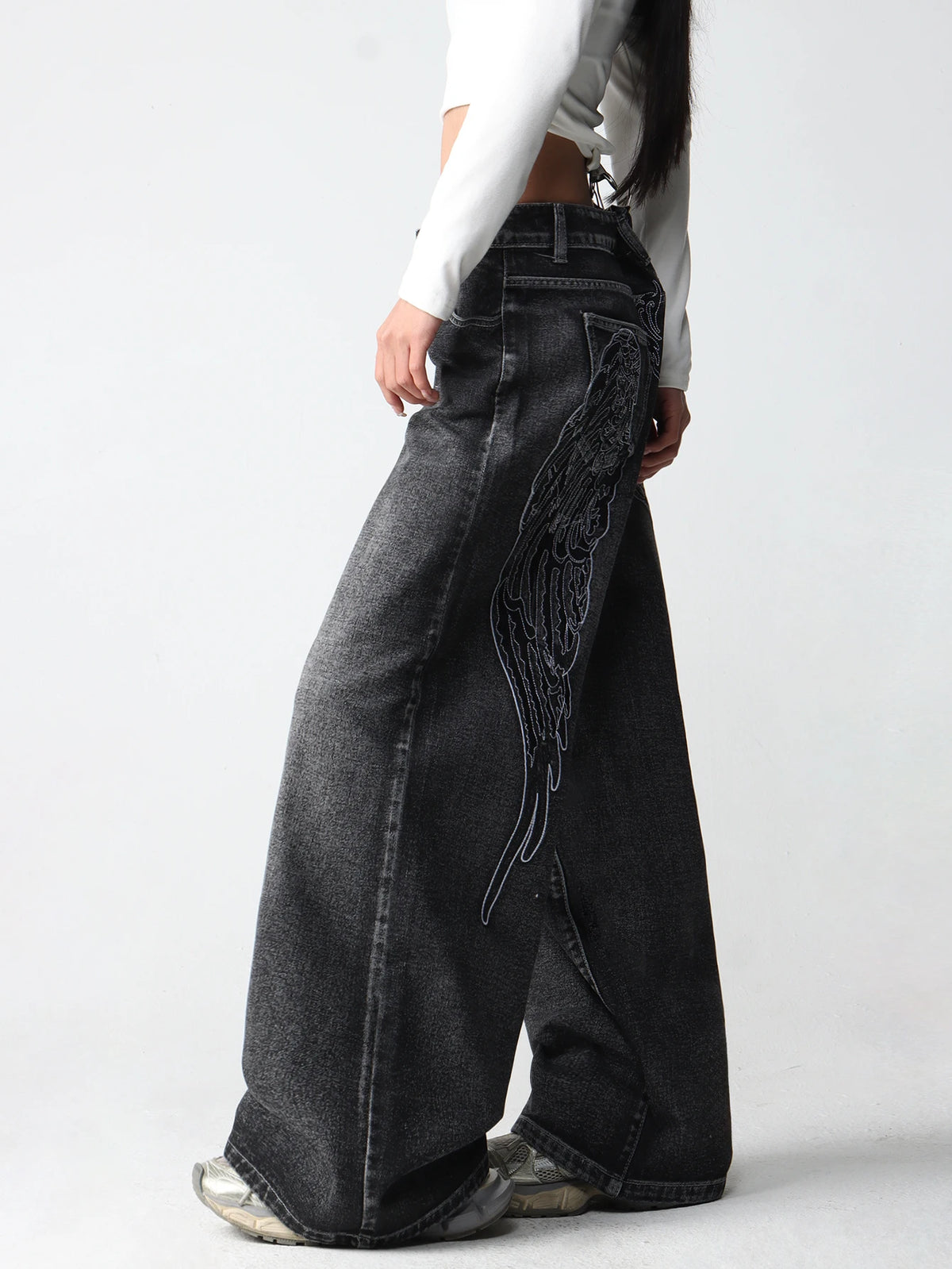 PENDRA American Creative Wings Jeans