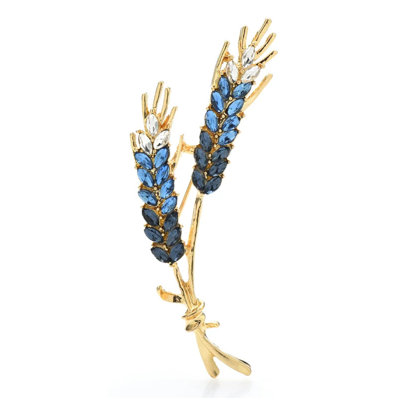 PENDRA Harvest Wheat Design Brooch