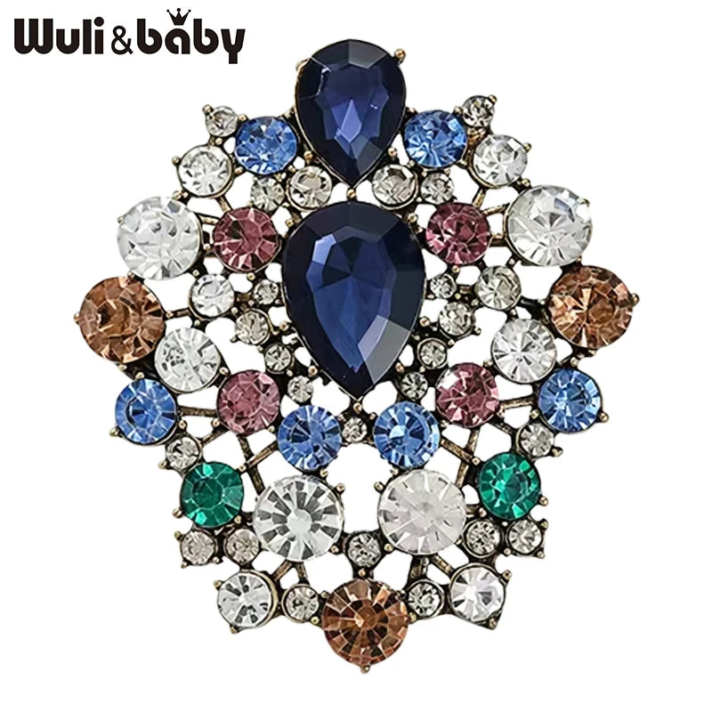 PENDRA Versailles Vintage Palace Flower Brooch