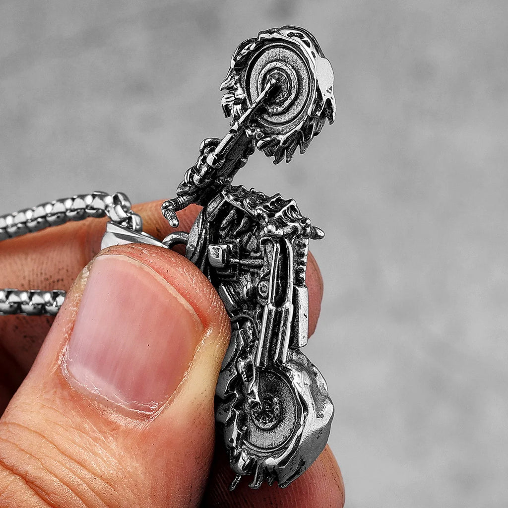 PENDRA Ulizane Skull Motif Necklace