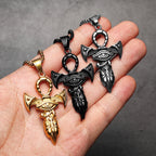 PENDRA Eye Horus Steel Necklace