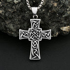 PENDRA Vikingeye Blue Eye Cross Pendant