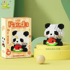 PENDRA Cute Panda Micro Building Set