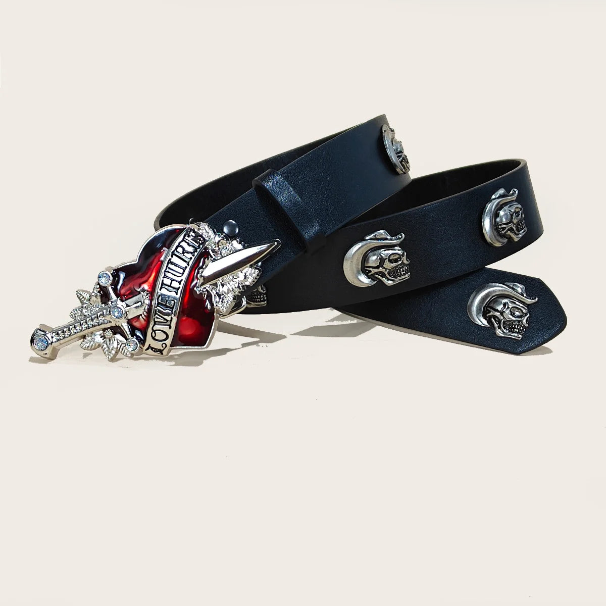 New Fashion Luxury Designer Belt Black Punk Accessories Girdle HipHop Y2k Waistband For Men and Women Wide Gothic Jeans Belt