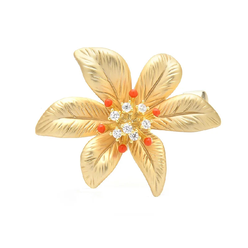 PENDRA Gardenia Floral & Animal Brooch Collection