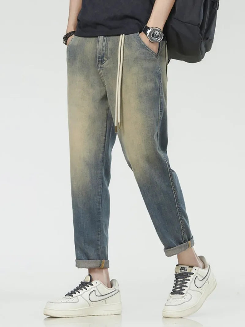 PENDRA End Drawstring Gradual Jeans
