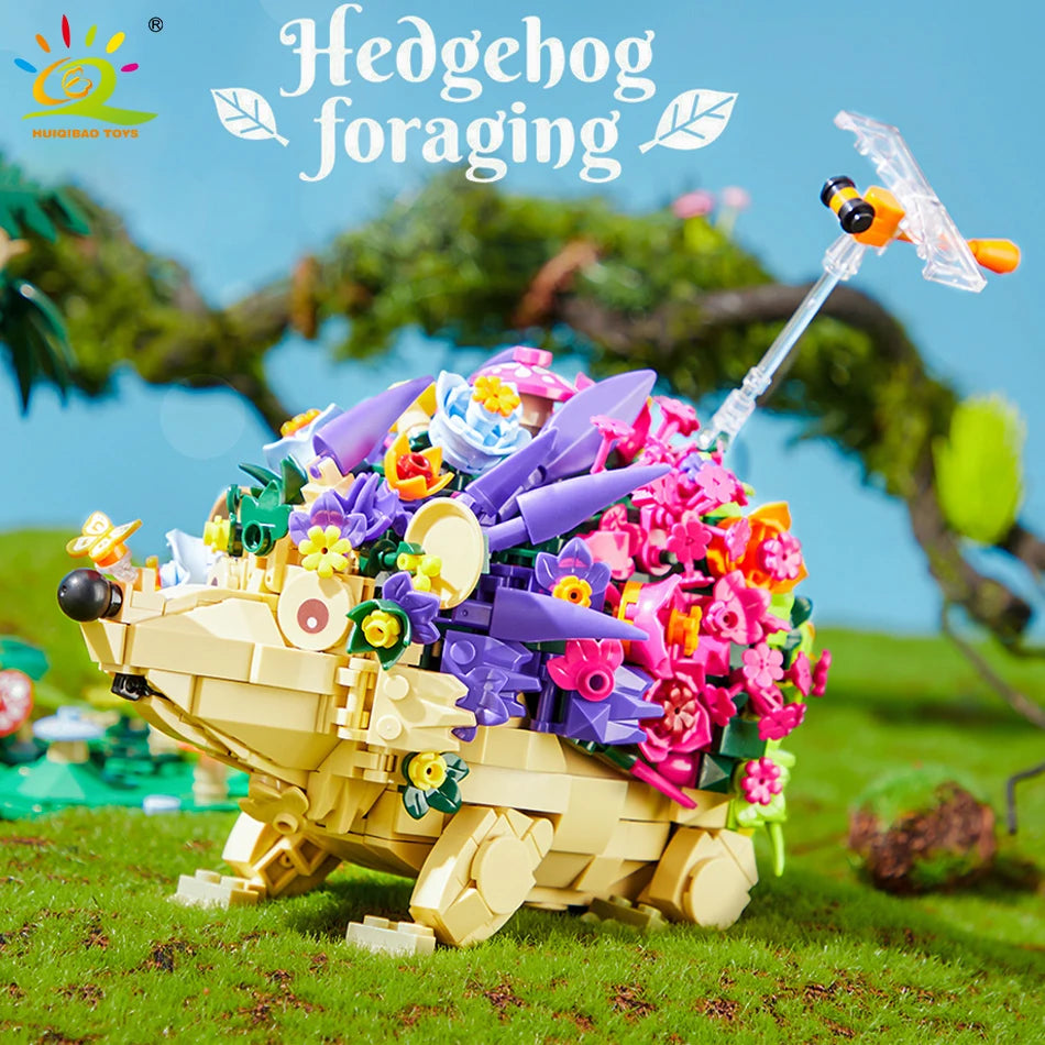 PENDRA Hedgeho Fly Floral Building Set