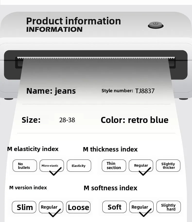 PENDRA Denim Wide Pants