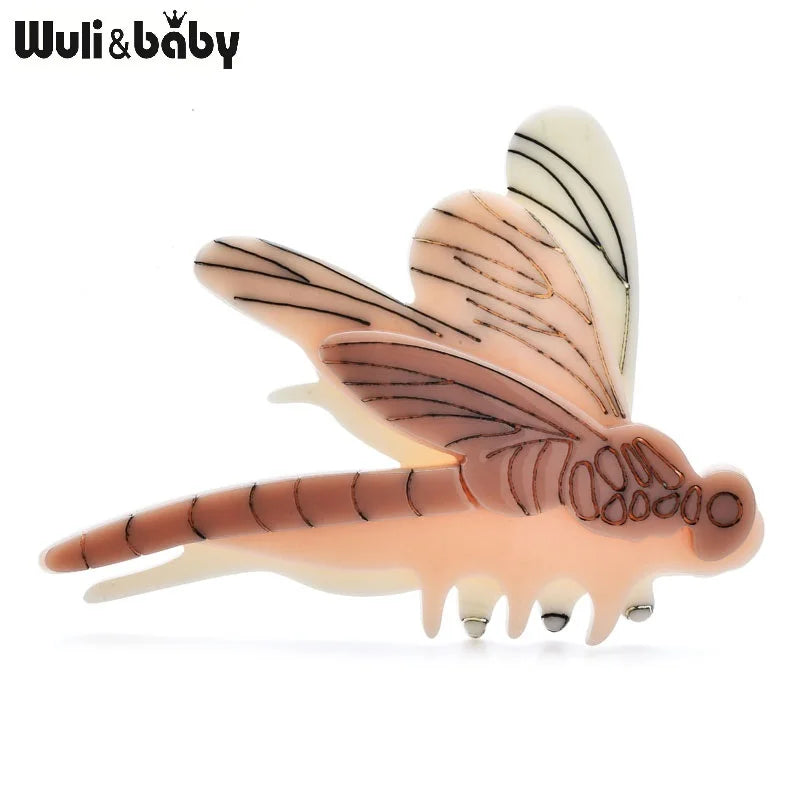PENDRA Acrylic Dragonfly Brooch