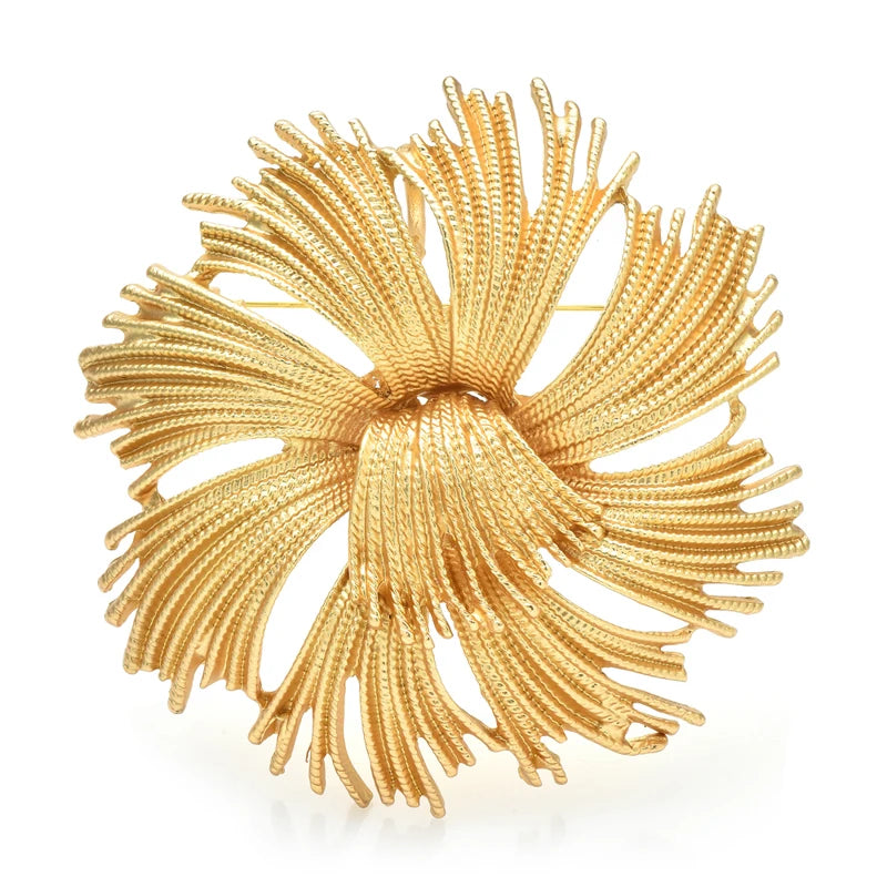 PENDRA Florenza Large Multicolor Flower Brooch