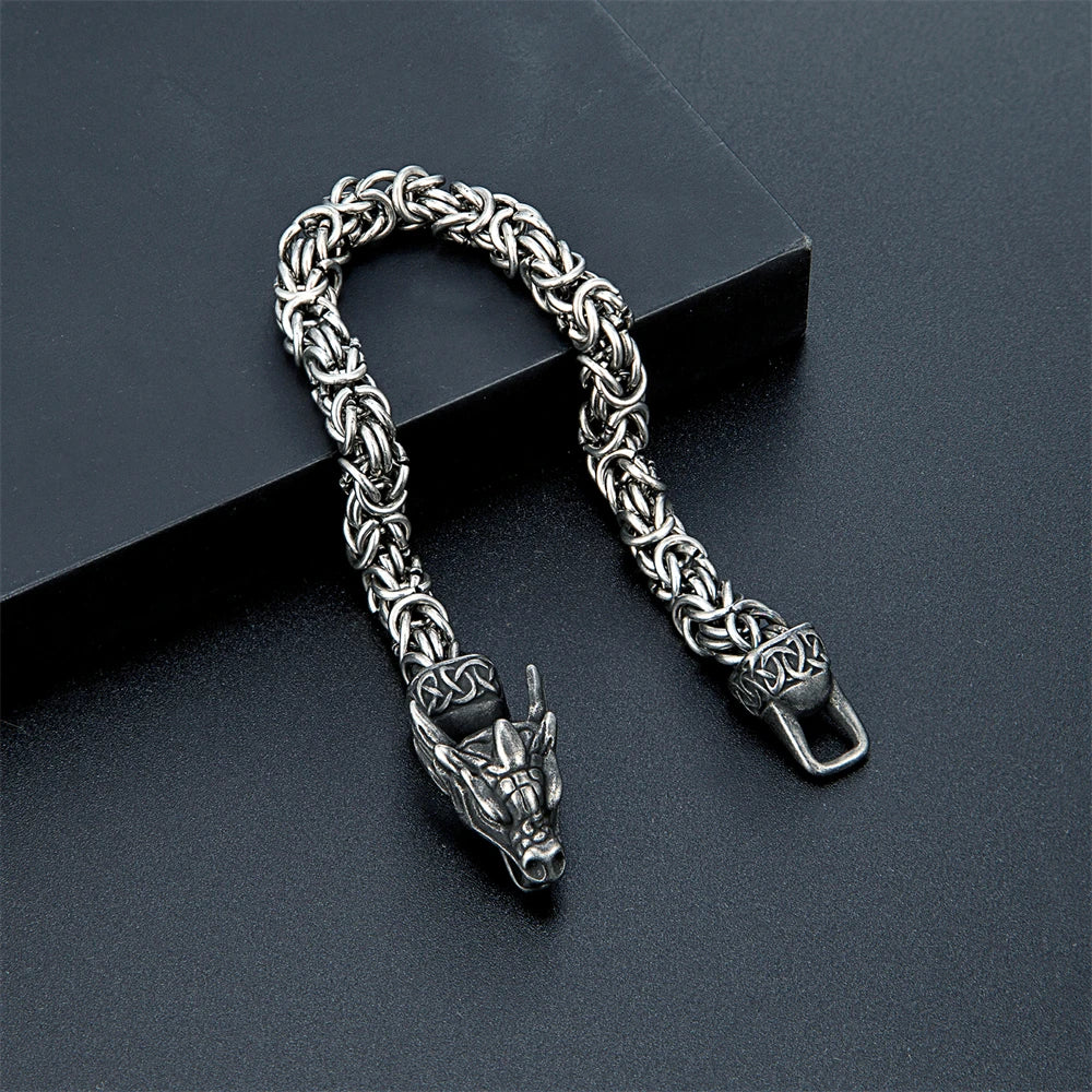 PENDRA Celtic Knot Classic Steel Bracelet