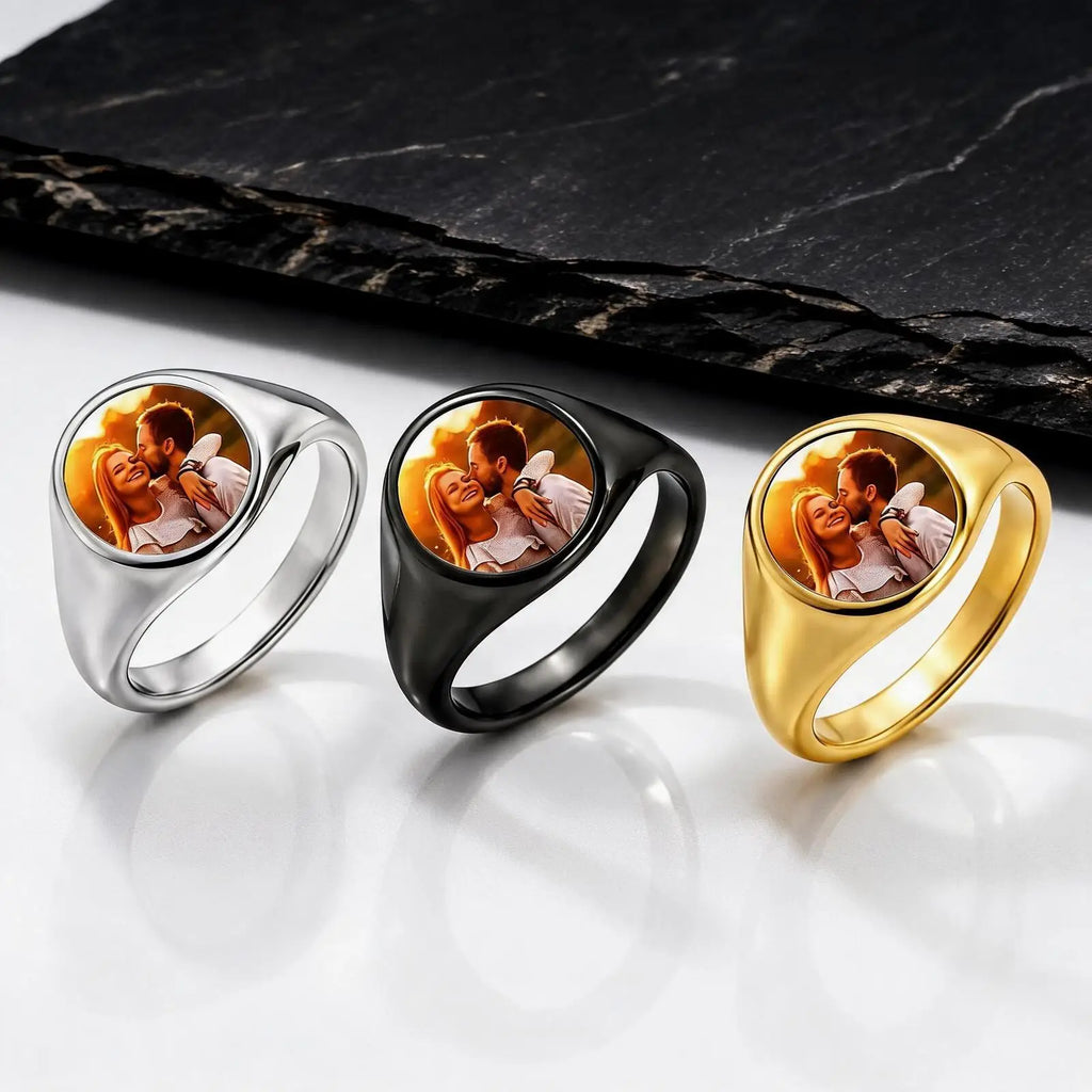 PENDRA Jorvex Photo Custom Ring