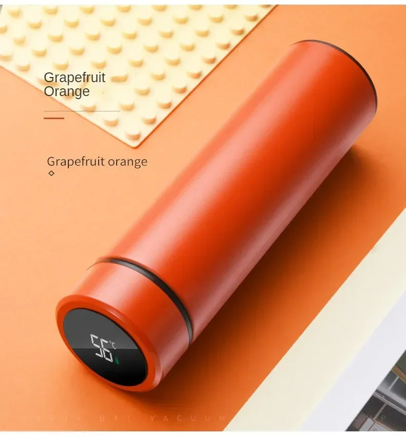 500ML High-Quality 304 Stainless Steel Smart Thermos Insulated Tea and Water Separation Cup for Men Women Best Christmas Gift