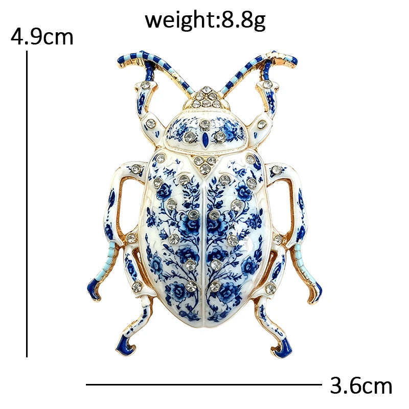 PENDRA Lovely Beetle Brooch