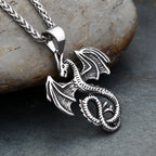 PENDRA Dragonflight Vintage Flying Dragon Pendant