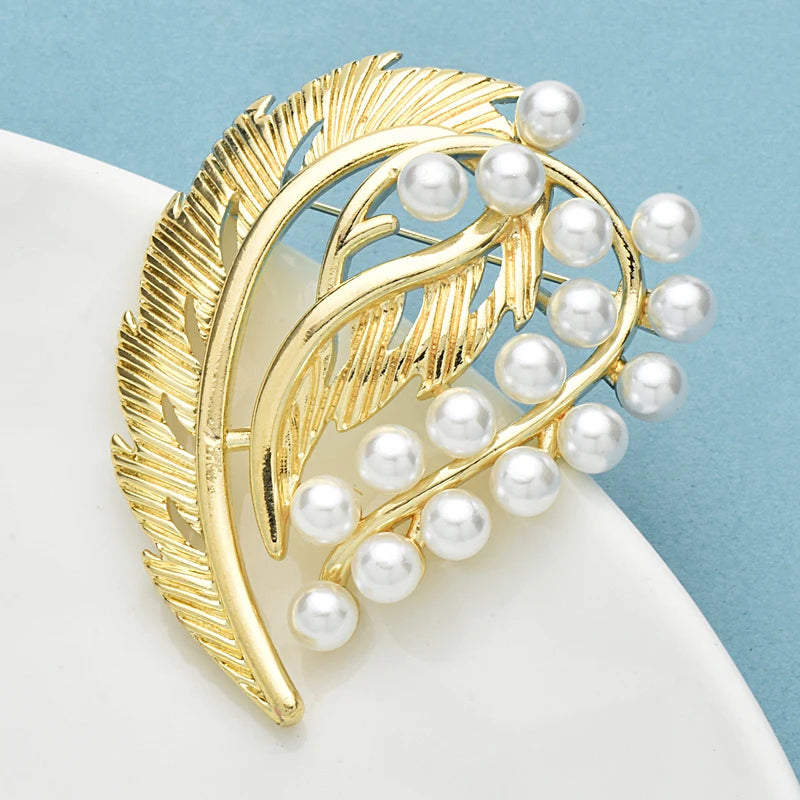 PENDRA Florielle20 Pearl Brooch
