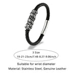 PENDRA Dragon Vintage Leather Bracelet