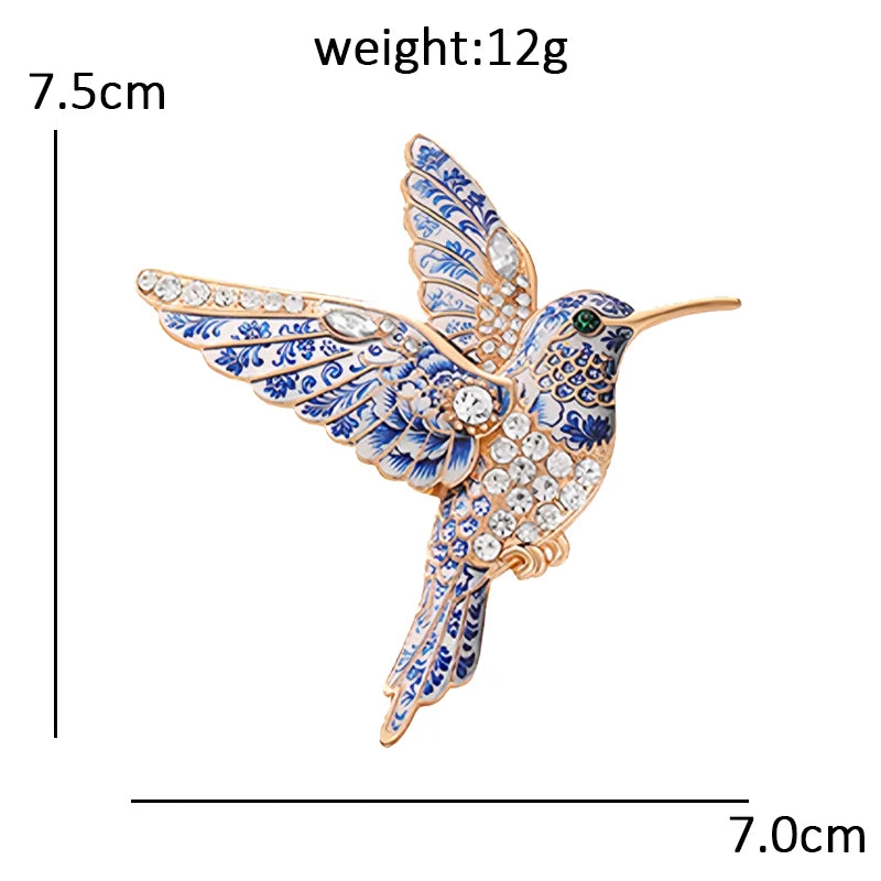 PENDRA Porcelain Animal Collection Brooch