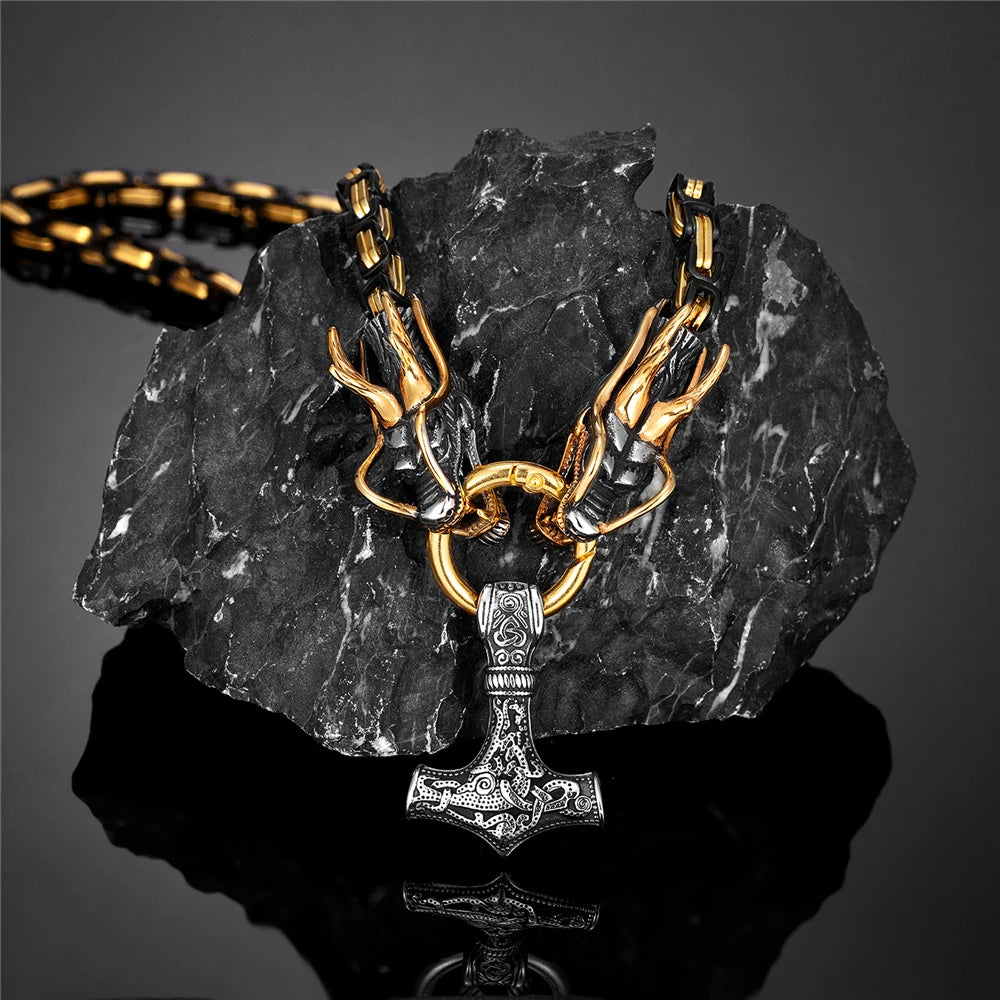 PENDRA Dragon Black Necklace