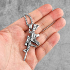 PENDRA HK416 Automatic Rifle Steel Necklace