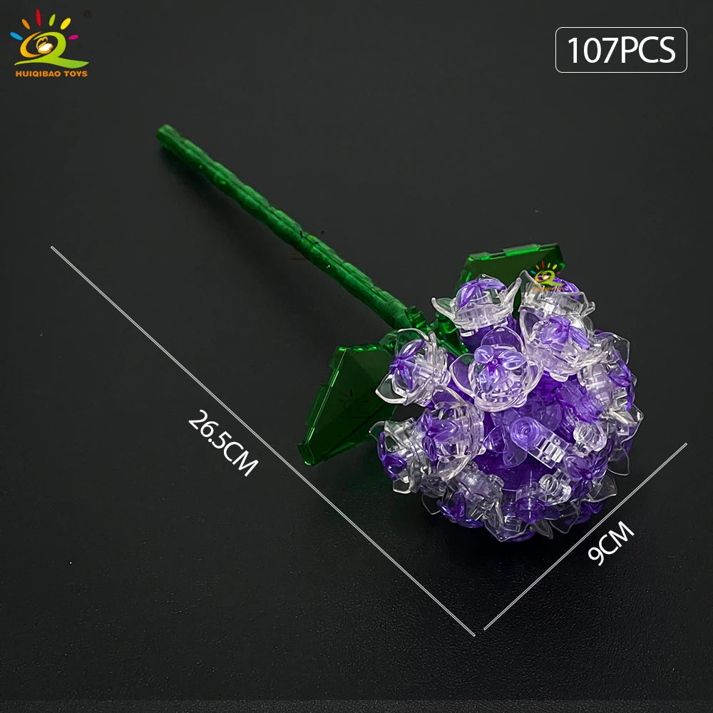 PENDRA Rose Eternal Floral Building Set