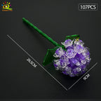PENDRA Rose Hydrangea Floral Building Set