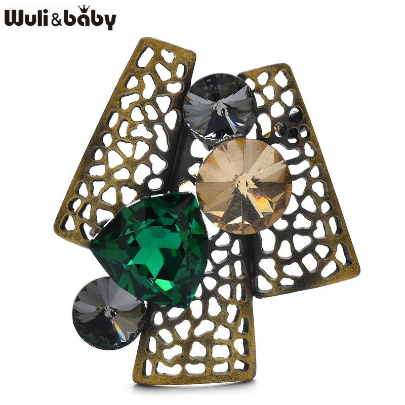 PENDRA Florielle7 Crystal Brooch