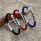 PENDRA Handmade Red Black Bracelet