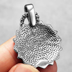 PENDRA Buddhism Mandala Steel Necklace