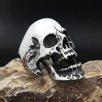 PENDRA Skullpunk Gothic Stainless Steel Skull Ring