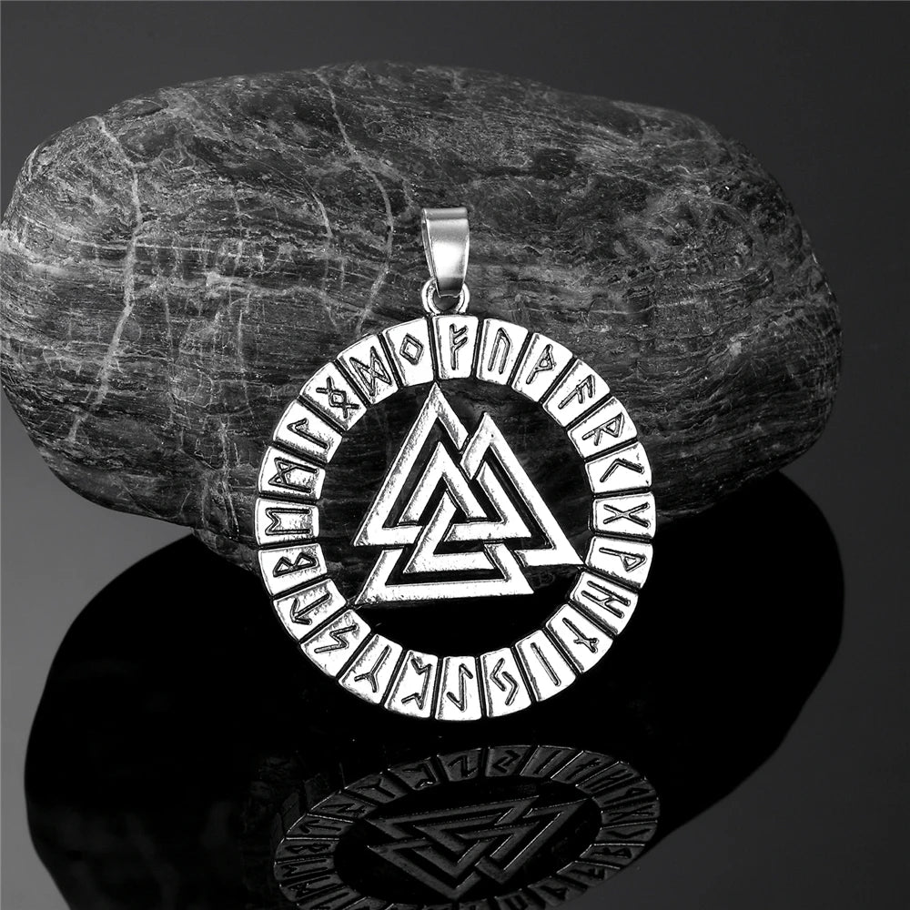PENDRA Rune Norse Chain Necklace