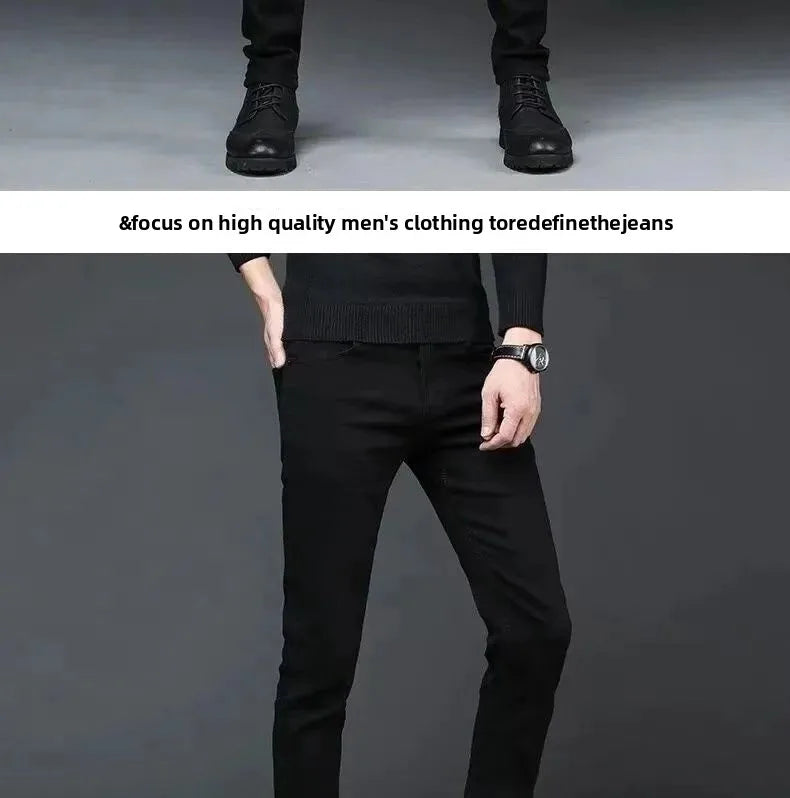 PENDRA Velvet Straight Brushed Trousers