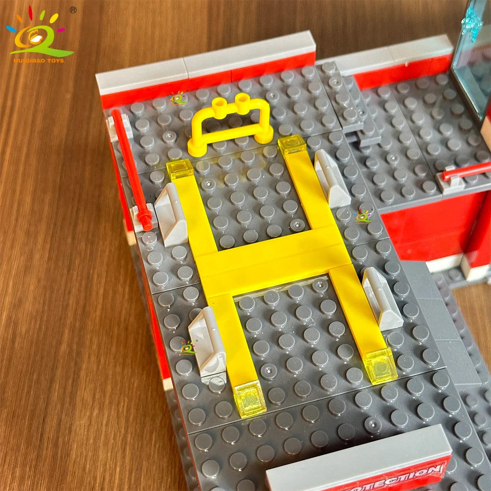 PENDRA Fire Station Helicopter Building Set