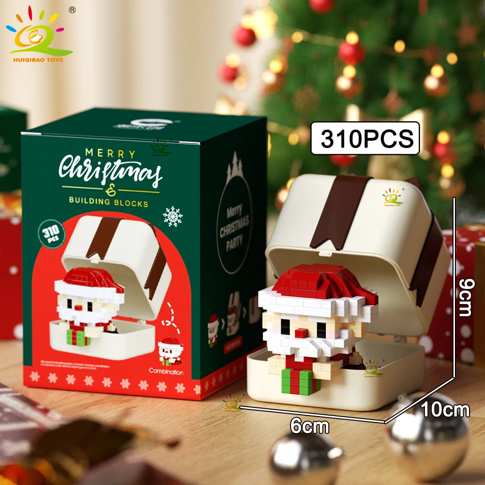 PENDRA Elk Deer Santa Building Set