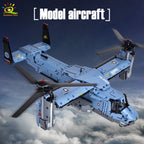PENDRA Tiltrotor Aircraft Helicopter Building Set