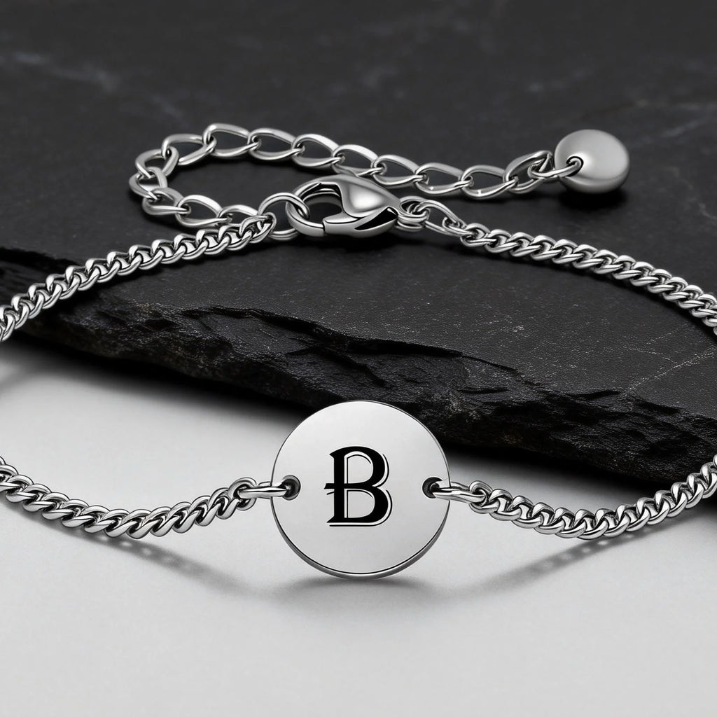 PENDRA Initials Alphabet Bracelet