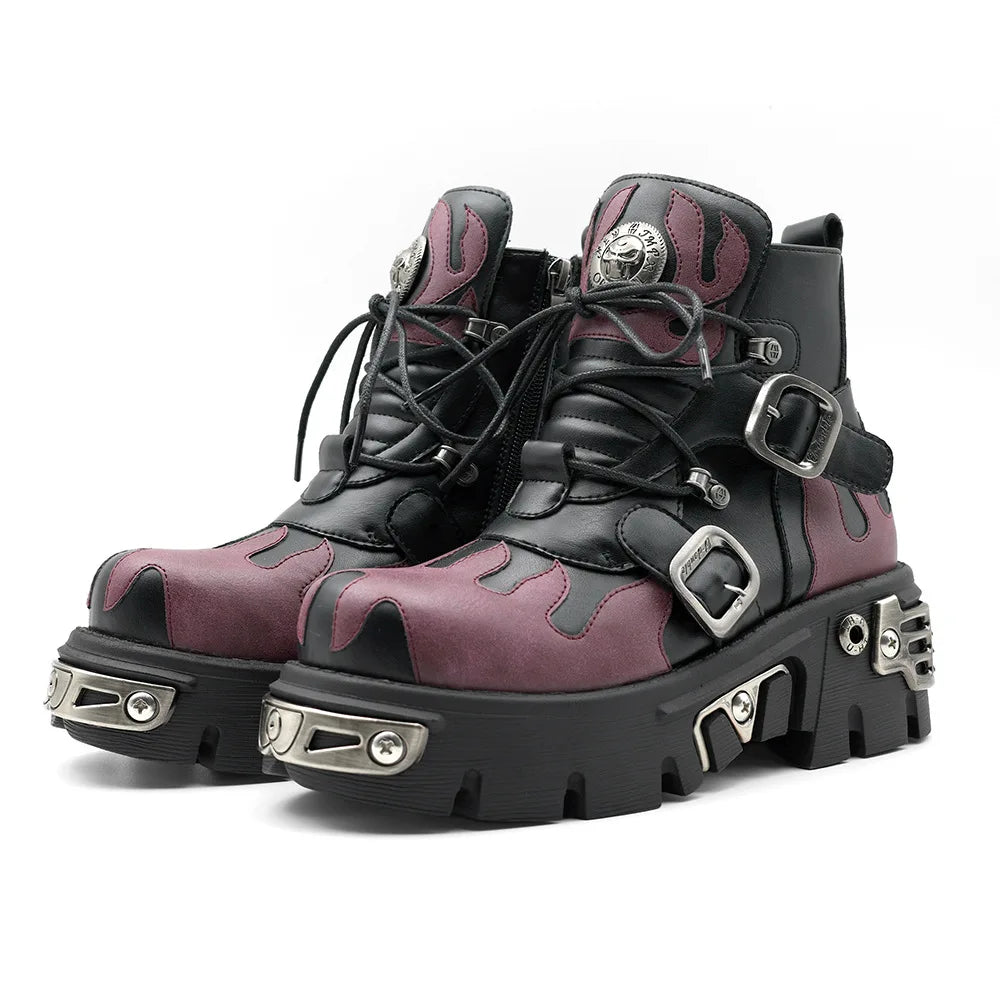 PENDRA Platform Rock Punk Boots