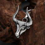 PENDRA Bullforge High Polish Stainless Steel Bull Pendant