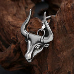 PENDRA Bullforge High Polish Stainless Steel Bull Pendant