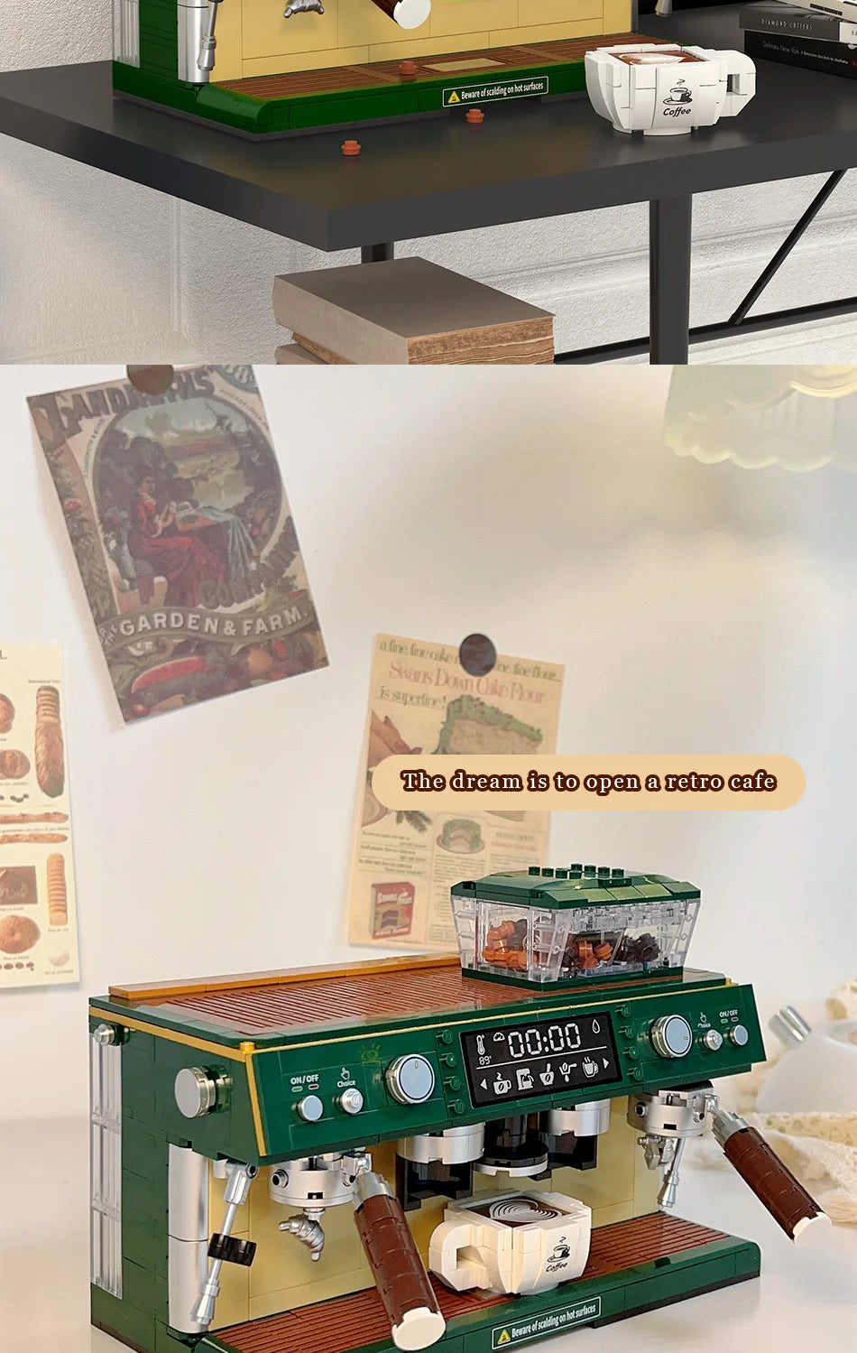 PENDRA Coffee Machine Micro Building Set