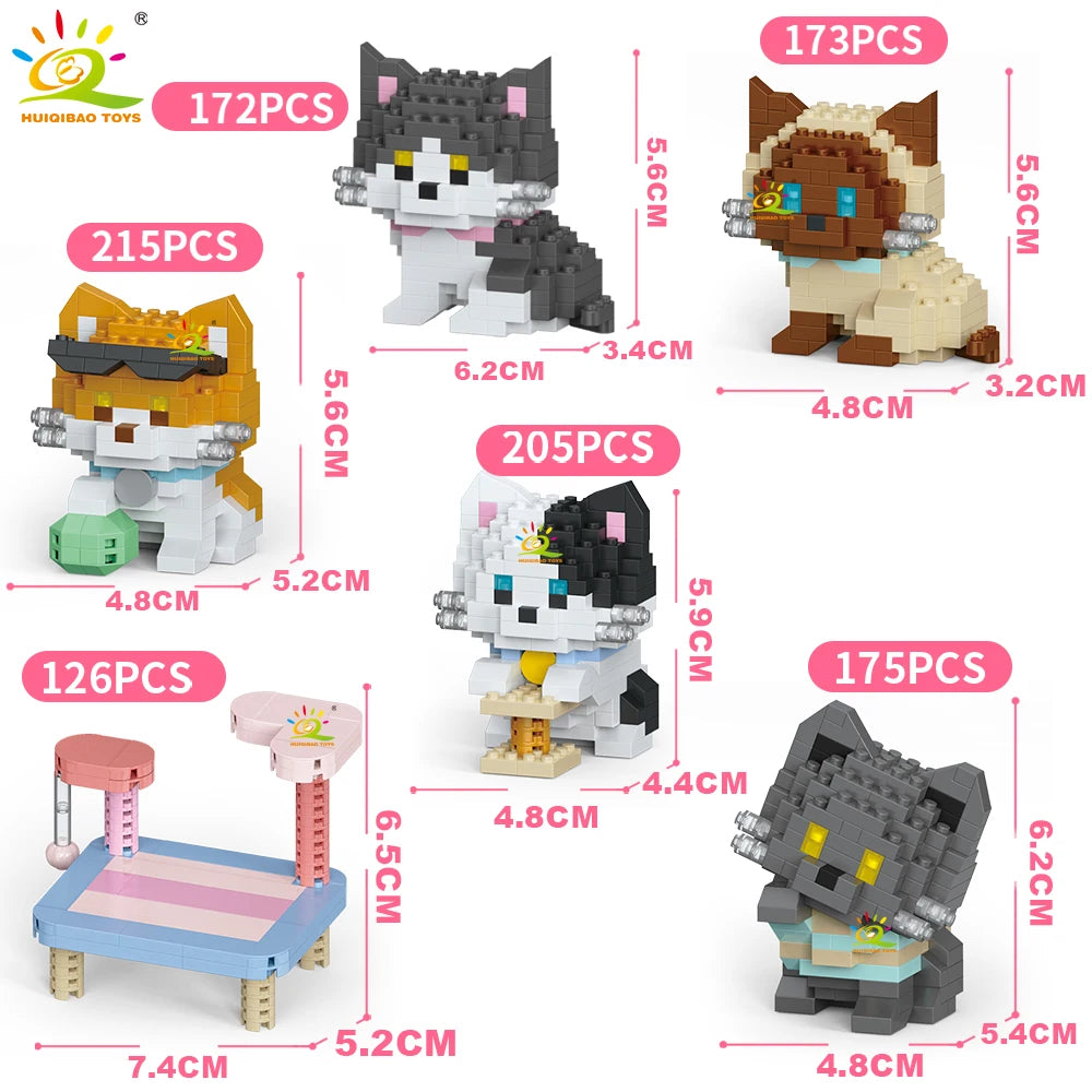 PENDRA Cute Dog Micro Building Set