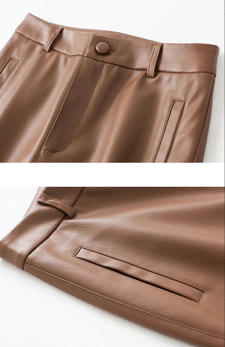 PENDRA Carrot Fit High Waist Cropped Pants