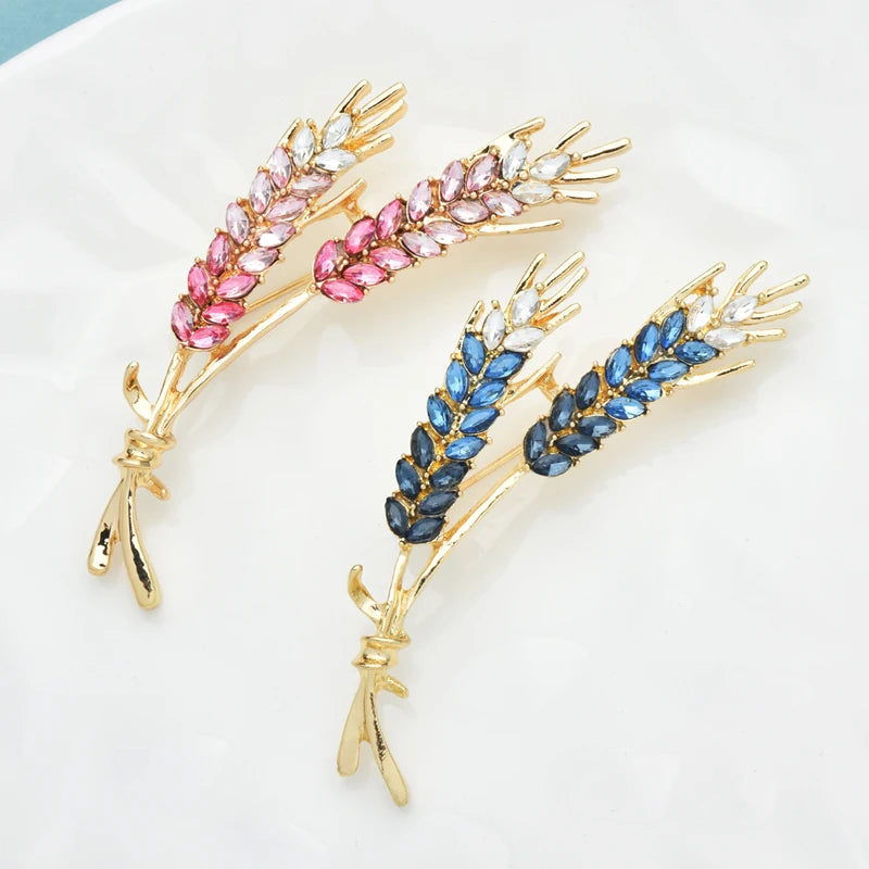 PENDRA Harvest Wheat Design Brooch