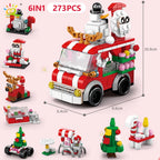 PENDRA Elk Deer Santa Building Set