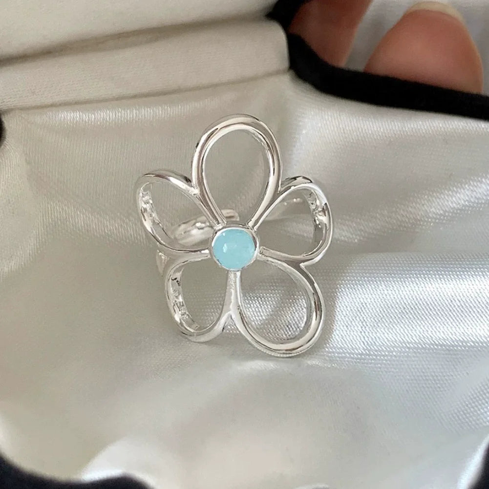 VENTFILLE 925 Sterling Silver Double Layer Vintage Twisted Ring For Female Gift Trend Open Adjustable Design Jewelry Wholesale