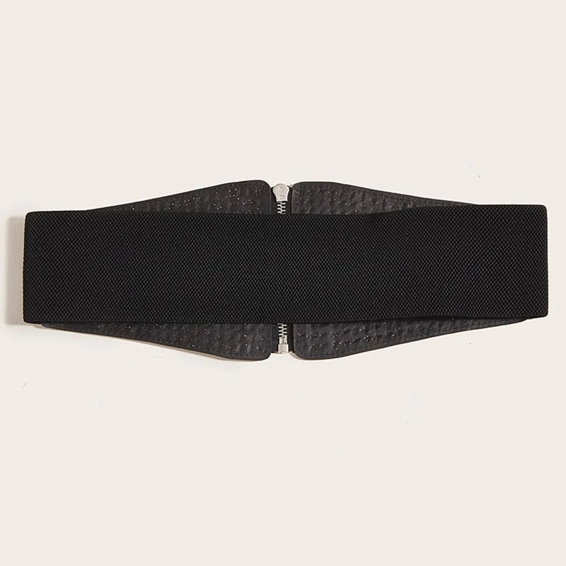 Plus Size Wide Punk Rivet Black Corset Belt Female Western Y2k Dress Designer Belts for Women High Quality Girdle Waistband