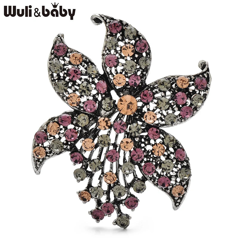 PENDRA Floravintage Vintage Luxury Flower Brooch